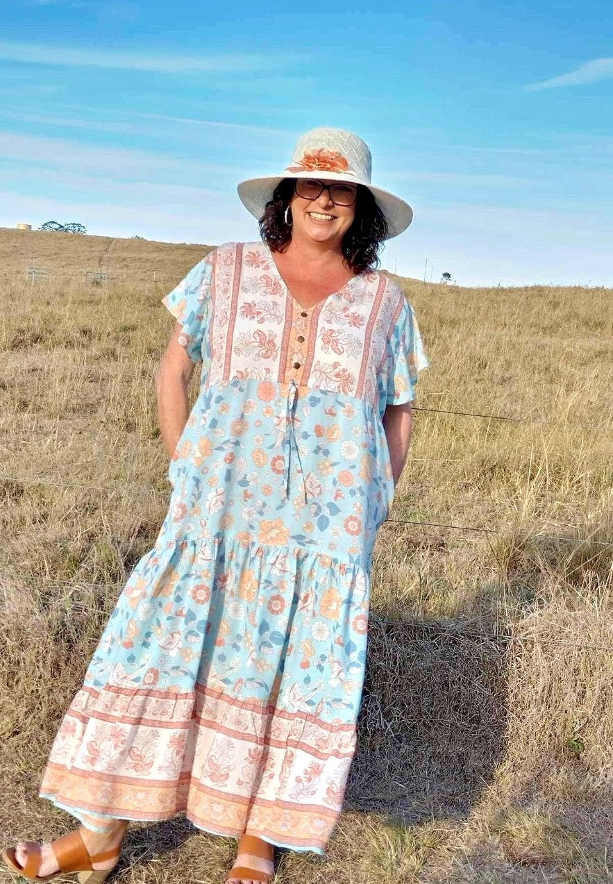 SOPHIE maxi in Enchanted Blue