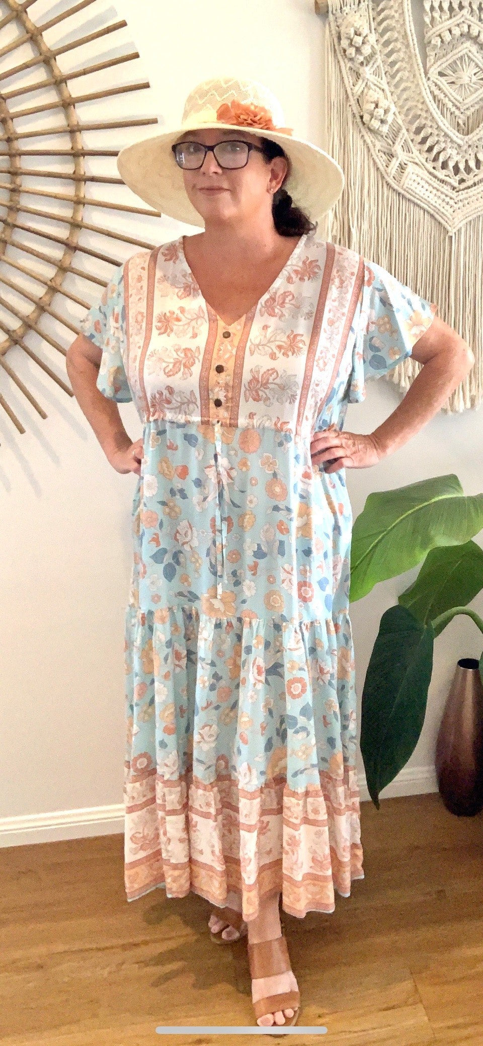 SOPHIE maxi in Enchanted Blue