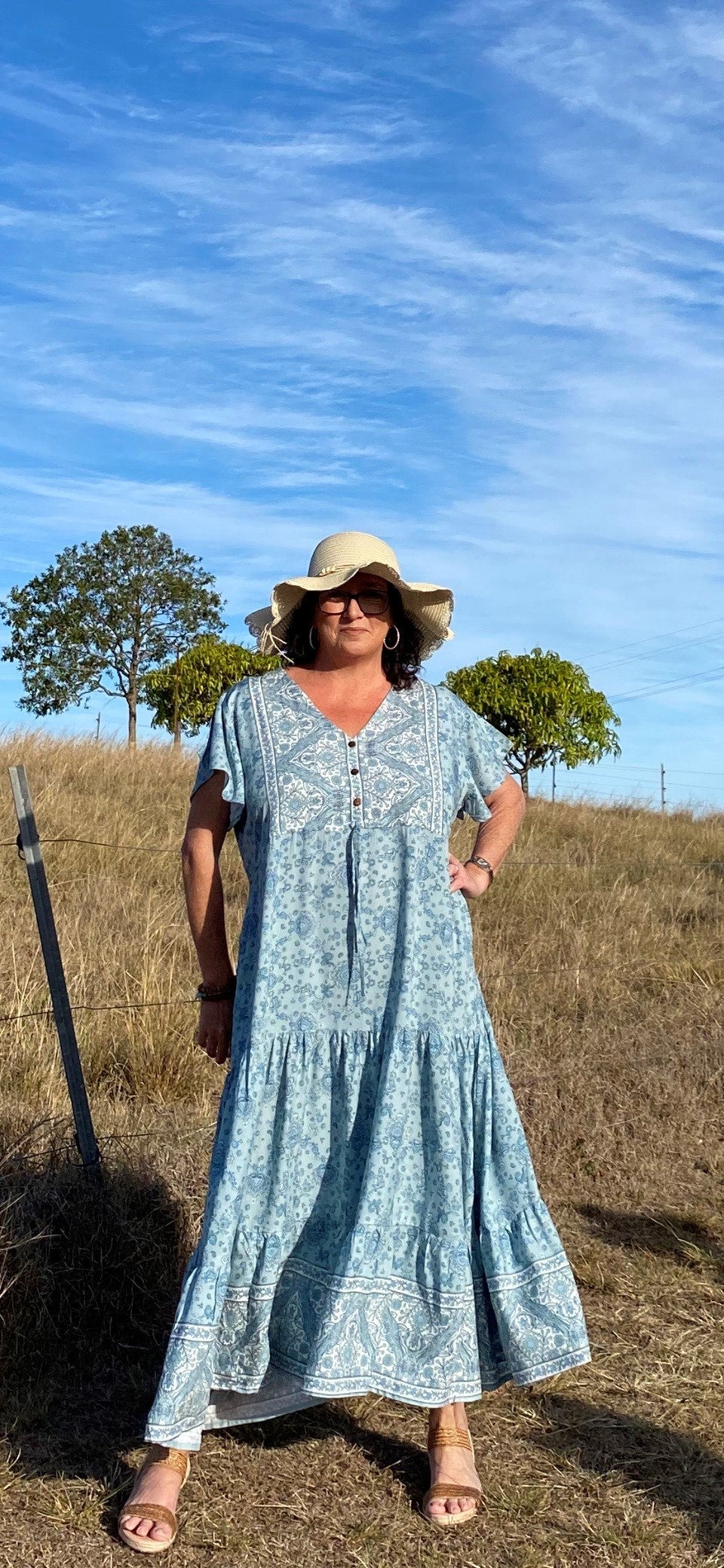 SOPHIE maxi in Blue Sunshine