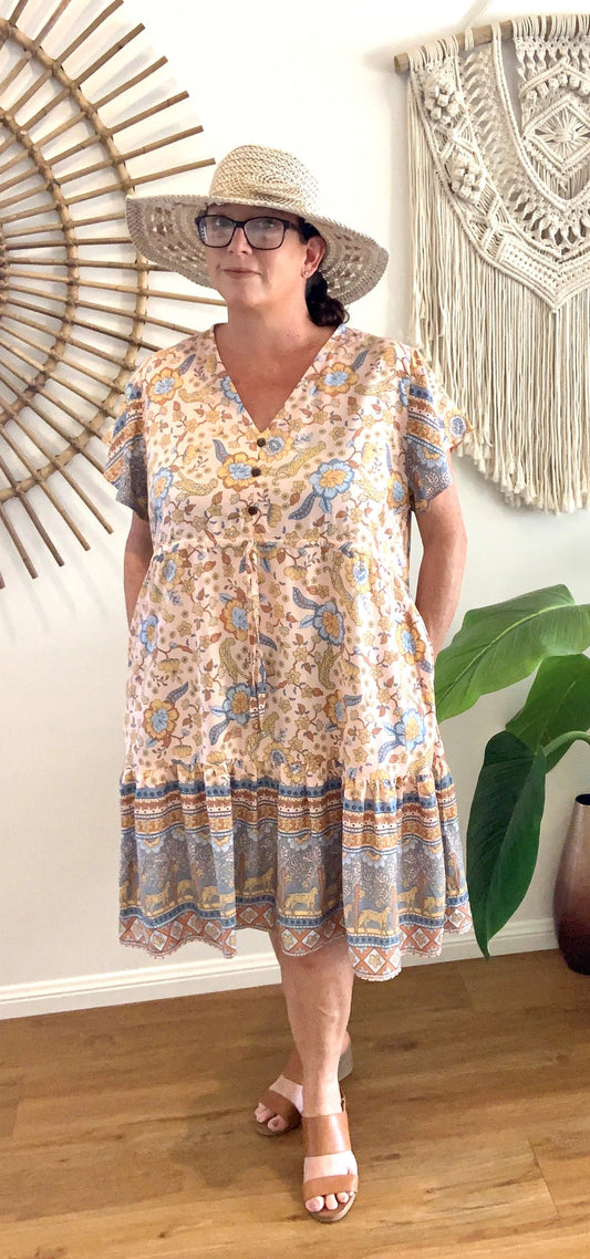 TESS dress in Flower Bomb