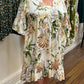 Kaz dress in Autumn Palms