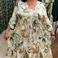 Kaz dress in Autumn Palms