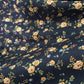ERIN long dress in Navy & Cream flowers