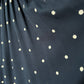 ERIN long dress in Navy Polka Dots