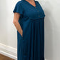 JO dress in plain dark Teal