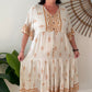 Sophie dress in Beige Mosaic