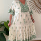 Sophie dress in Green Mosaic