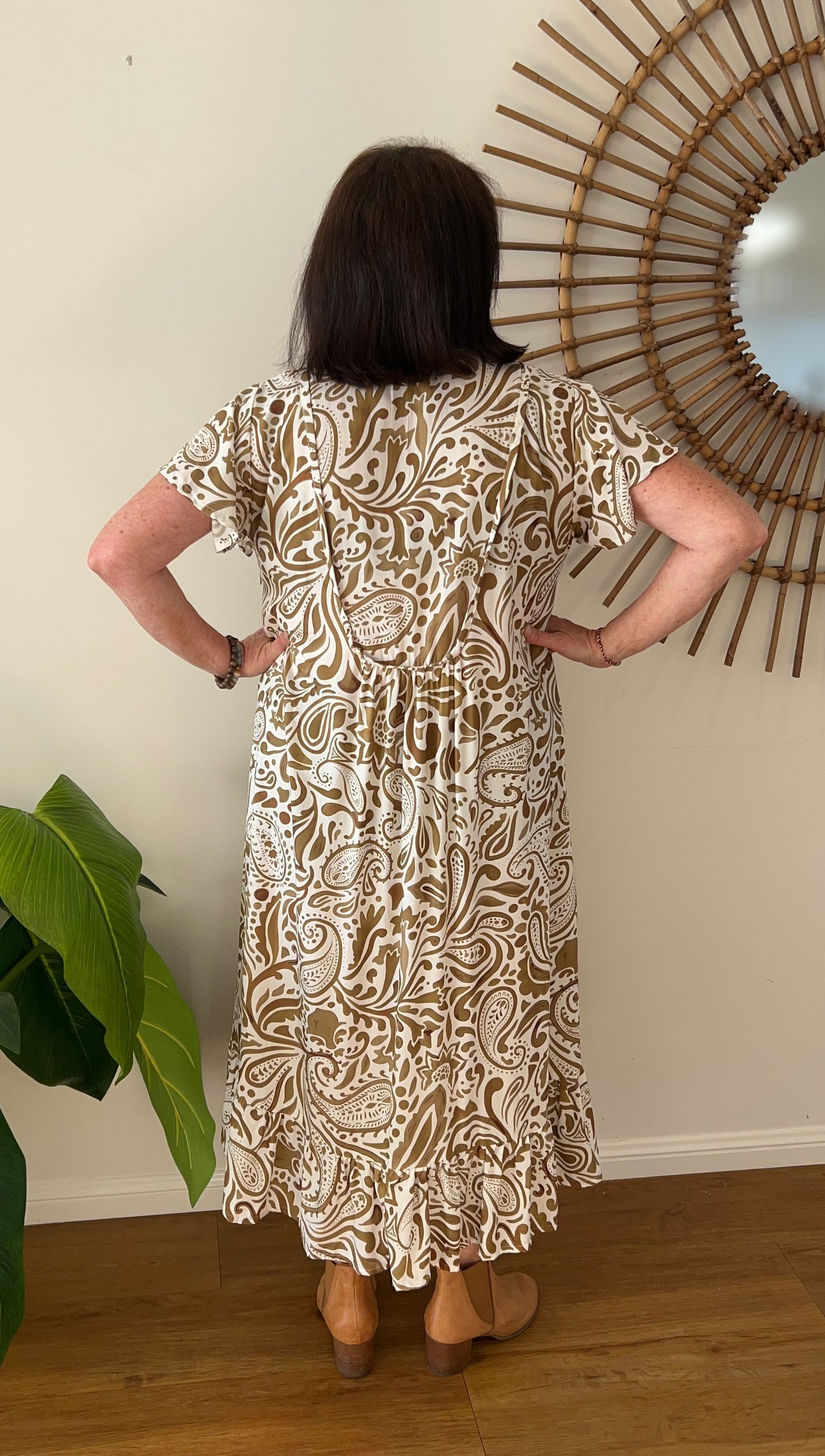 JO dress in Island Paisley print