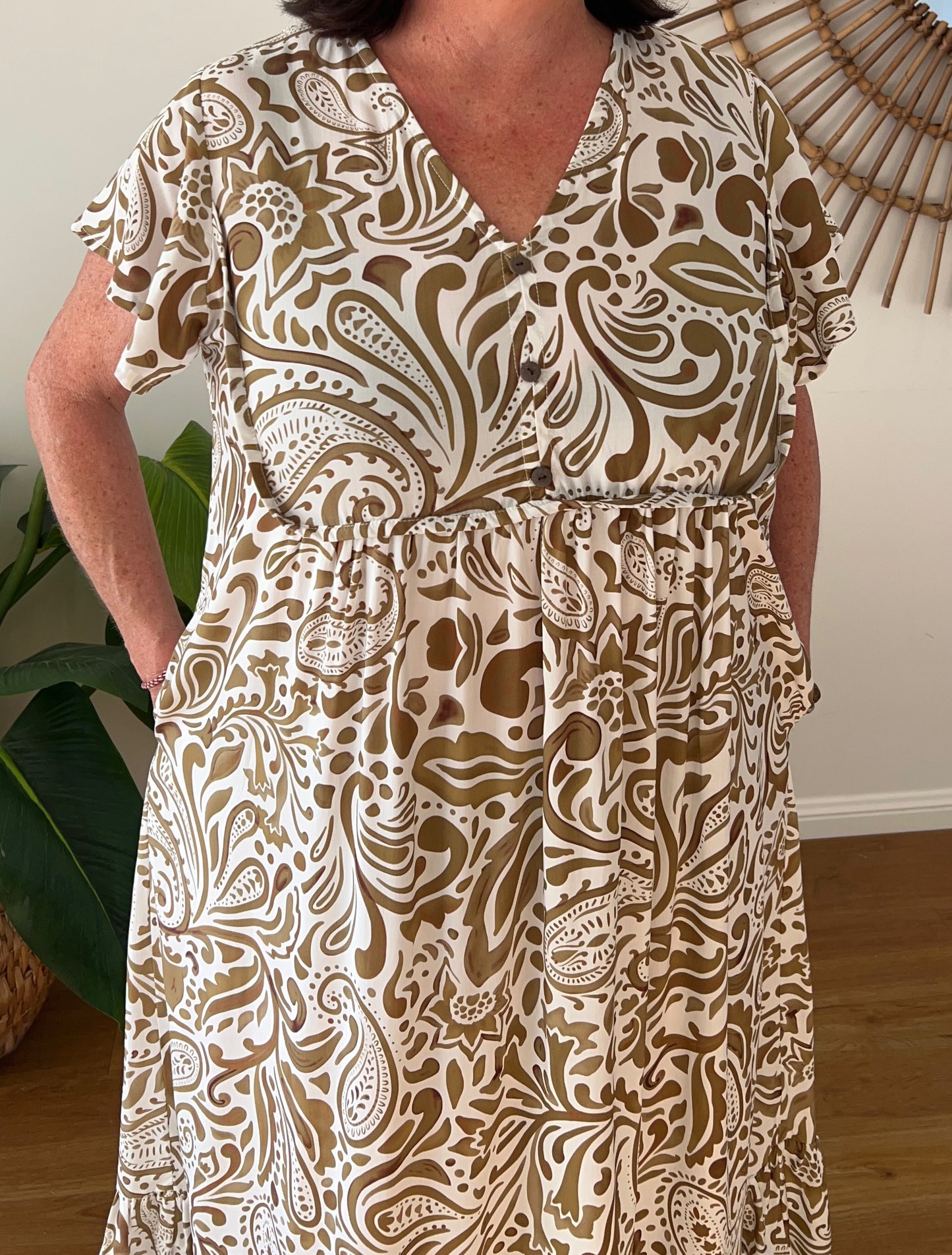 JO dress in Island Paisley print