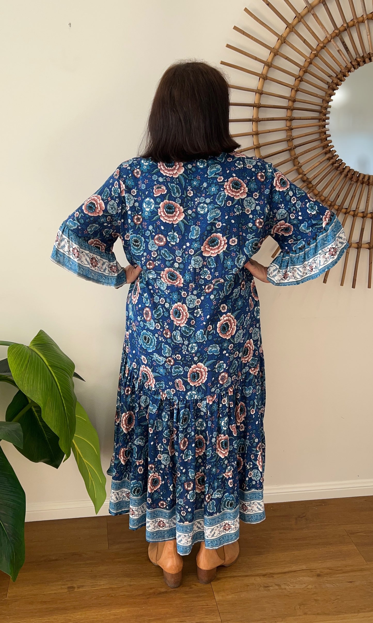 Sophie dress in Midnight Bloom