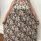 SRI dress in Brown Flowers
