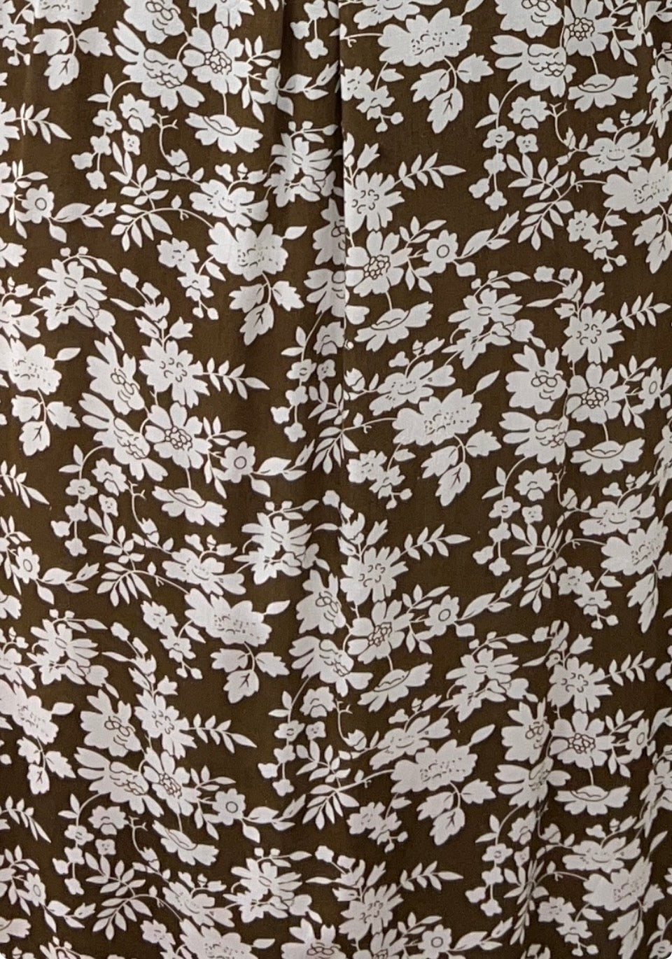 SRI dress in Brown Flowers